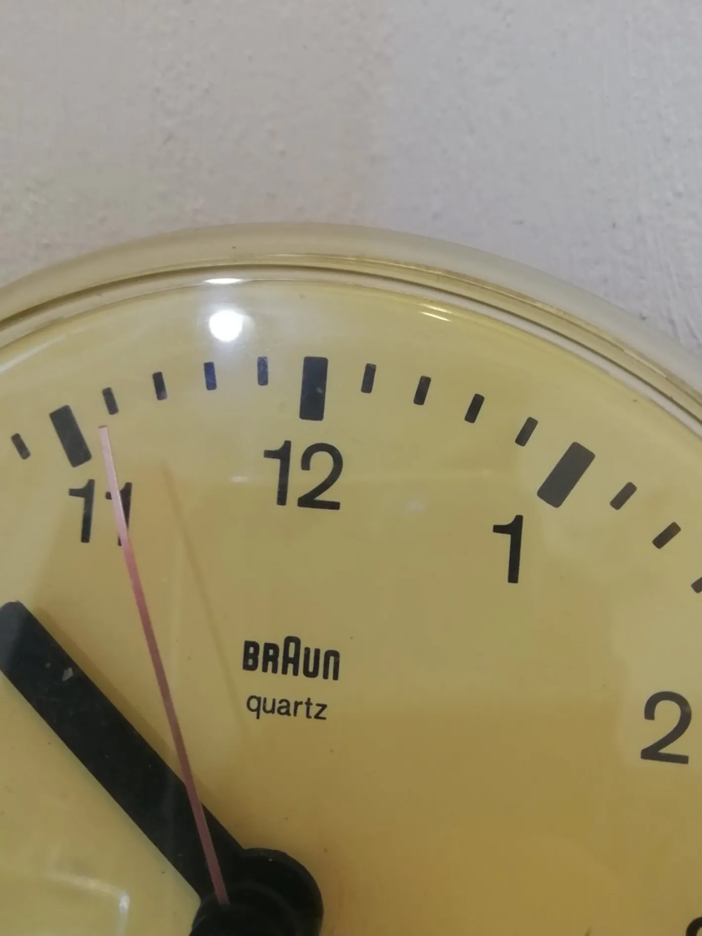 Wanduhr von Dietrich Lubs für Braun, Germany, 1979