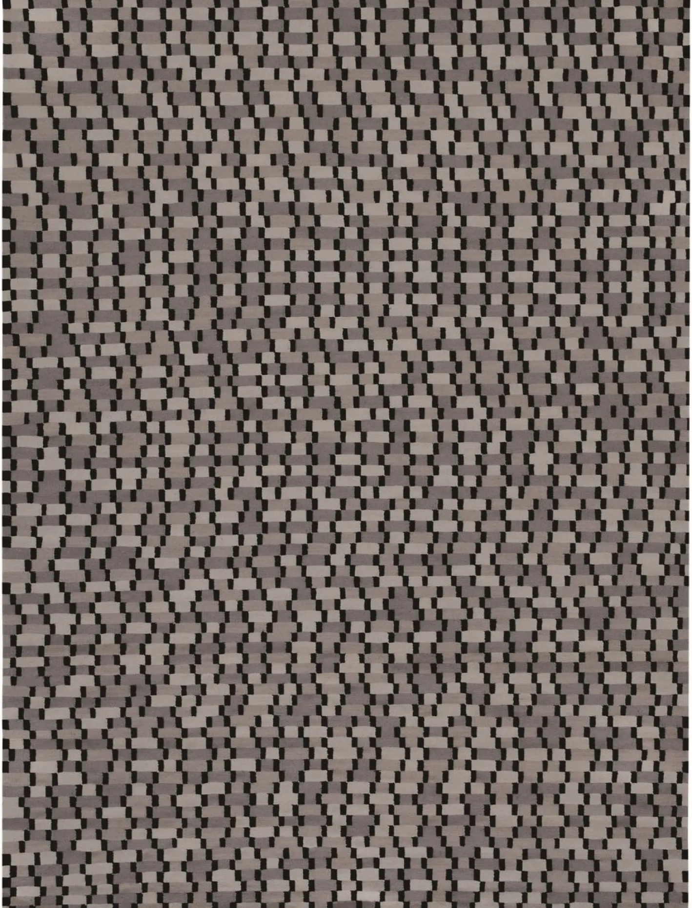 Warmgrauer Time Five Teppich von Paolo Giordano für I-and-I Collection