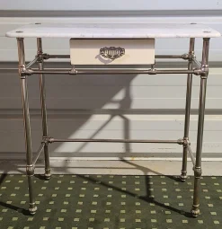 Waschtisch aus Messing, 1900er