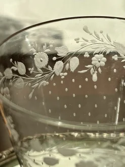 Wasser- oder Weinglas von Baccarat, Anfang-Mitte 19. Jh.