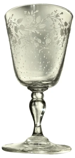 Wasser- oder Weinglas von Baccarat, Anfang-Mitte 19. Jh.