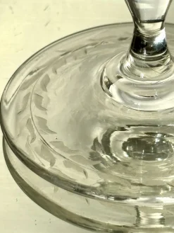 Wasser- oder Weinglas von Baccarat, Anfang-Mitte 19. Jh.