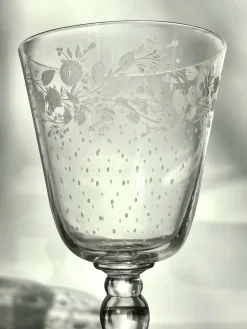 Wasser- oder Weinglas von Baccarat, Anfang-Mitte 19. Jh.