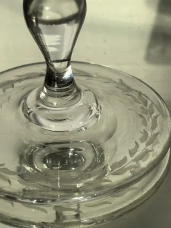 Wasser- oder Weinglas von Baccarat, Anfang-Mitte 19. Jh.