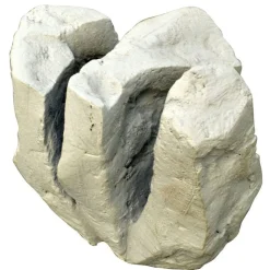 Weiße Felsskulpturengruppe aus Keramik von Bryan Blow, 1970er, 5er Set