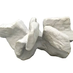 Weiße Felsskulpturengruppe aus Keramik von Bryan Blow, 1970er, 5er Set