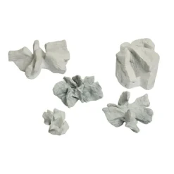 Weiße Felsskulpturengruppe aus Keramik von Bryan Blow, 1970er, 5er Set