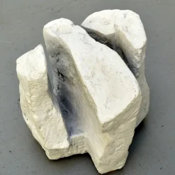 Weiße Felsskulpturengruppe aus Keramik von Bryan Blow, 1970er, 5er Set