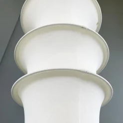 Weiße italienische Mid-Century Falkland Hängelampe von Bruno Munari für Danesi, 1964
