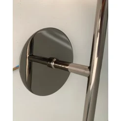 Weiße Kugel in Schwarzen Nikel Wandleuchten mit Farbverlauf, 2 . Set