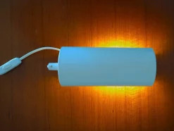 Weiße Lod Wandlampe von IKEA, 1986