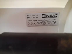 Weiße Lod Wandlampe von IKEA, 1986
