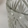 Weißer Art Deco Champagnerkühler aus Glas, Frankreich, 1940er