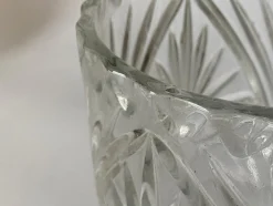 Weißer Art Deco Champagnerkühler aus Glas, Frankreich, 1940er