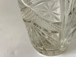 Weißer Art Deco Champagnerkühler aus Glas, Frankreich, 1940er