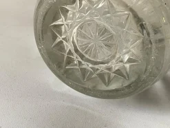 Weißer Art Deco Champagnerkühler aus Glas, Frankreich, 1940er