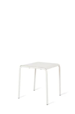 Weißer Tube Square Tisch von Mobles114