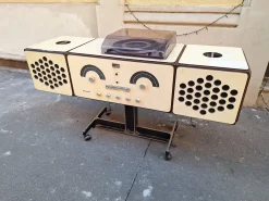 Weißes RR126 Radio von Achille & Pier Giacomo Castiglioni für Brionvega, 1980er