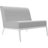 Weißes Xaloc Central 90 Sofa von Mowee