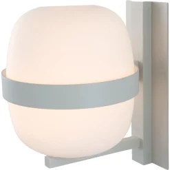 Weiße Wally Wandlampe von Miguel Milá
