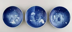 Weihnachtsteller von Bing & Grondahl, 1950er, 21er Set