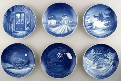 Weihnachtsteller von Bing & Grondahl, 1950er, 21er Set