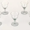 Weißweingläser von Wilhelm Wagenfeld für VLG Weisswasser, Deutschland, 1937, 5er Set