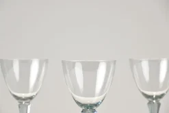 Weißweingläser von Wilhelm Wagenfeld für VLG Weisswasser, Deutschland, 1937, 5er Set