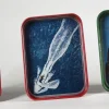 Werbetabletts aus Metall, Italien, 1960er, 4er Set