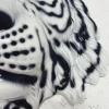 White Tiger Wandmaske von Ceramiche Boxer
