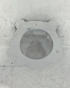 White Tiger Wandmaske von Ceramiche Boxer