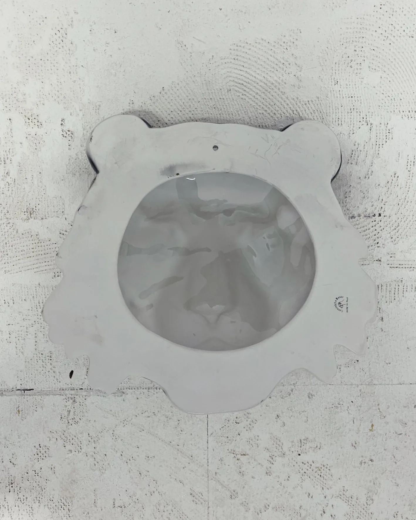 White Tiger Wandmaske von Ceramiche Boxer