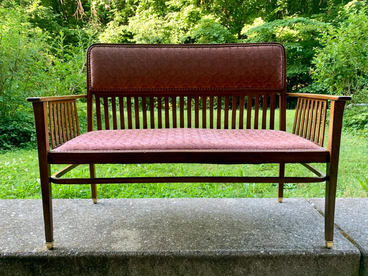 Wiener Jugendstil Sofa & Sessel von JJ Kohn für Jacob & Josef Kohn, 1890er, 4er Set