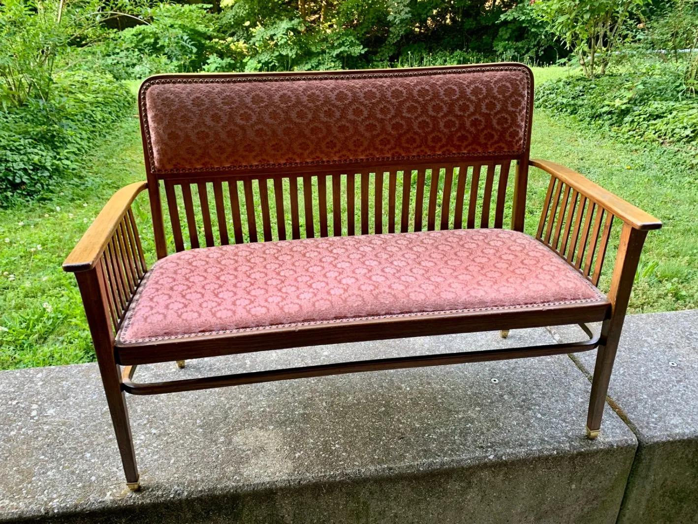 Wiener Jugendstil Sofa & Sessel von JJ Kohn für Jacob & Josef Kohn, 1890er, 4er Set