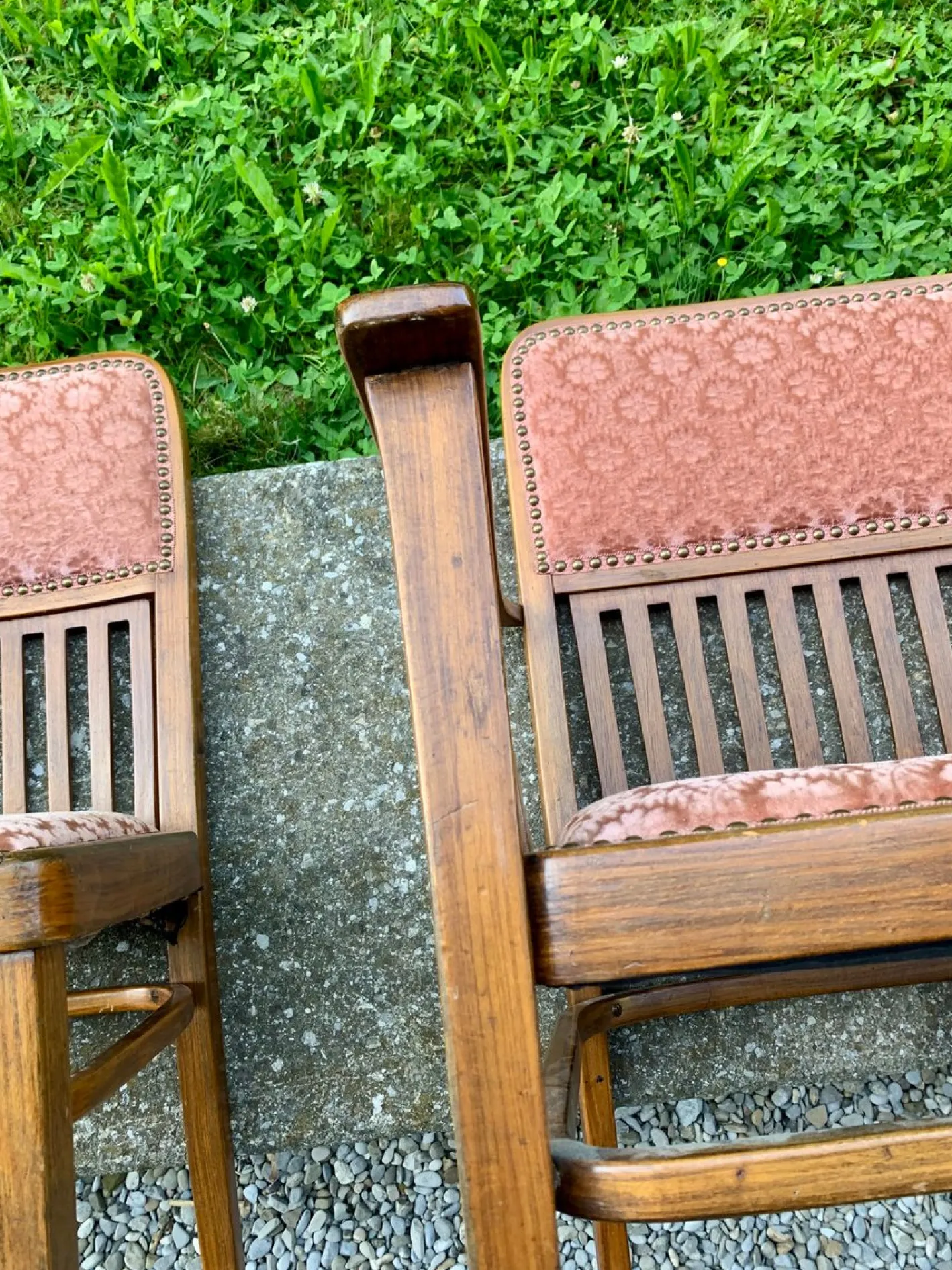 Wiener Jugendstil Sofa & Sessel von JJ Kohn für Jacob & Josef Kohn, 1890er, 4er Set