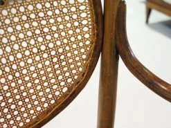 Wiener Secessionist Sitzgruppe aus Bugholz und Rattan von Thonet