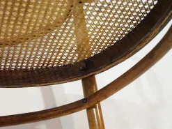 Wiener Secessionist Sitzgruppe aus Bugholz und Rattan von Thonet