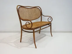 Wiener Secessionist Sitzgruppe aus Bugholz und Rattan von Thonet