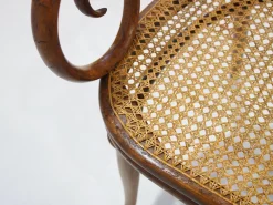Wiener Secessionist Sitzgruppe aus Bugholz und Rattan von Thonet