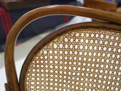 Wiener Secessionist Sitzgruppe aus Bugholz und Rattan von Thonet