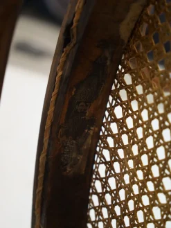 Wiener Secessionist Sitzgruppe aus Bugholz und Rattan von Thonet