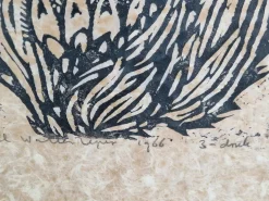 Wil Willerijn, Schlehe, Radierung auf Bütten, 1966