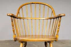 Windsor Armlehnstühle aus Eiche, 3er Set