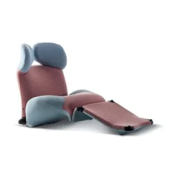 Wink Armlehnstuhl mit Farbkombination von Toshiyuki Kita für Cassina