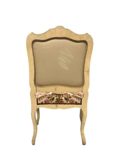Wohnzimmer Set aus lackiertem geschnitztem Holz, 5 . Set