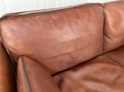 Wohnzimmerset aus Leder von Roche Bobois, 1980er, 4er Set