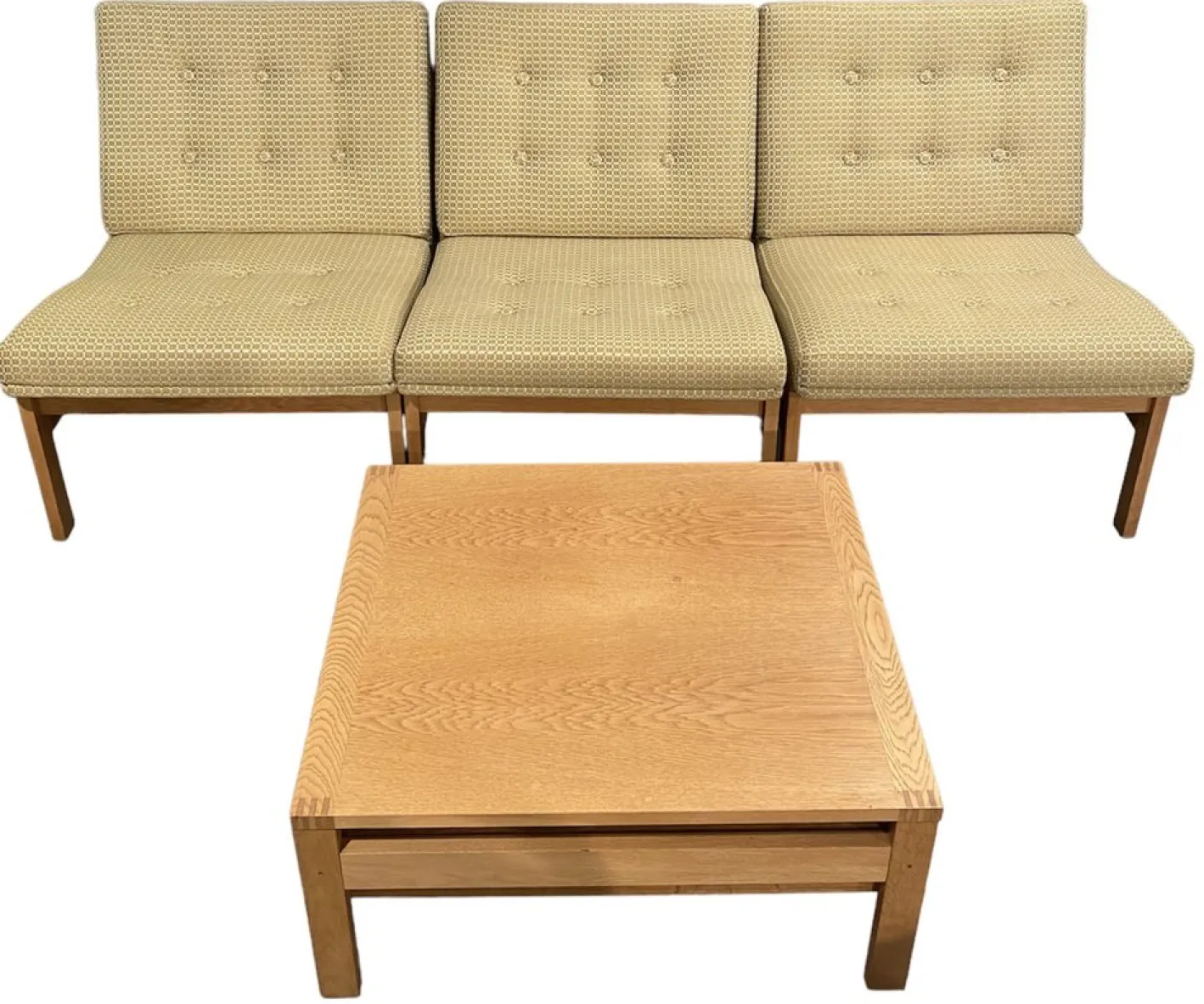 Wohnzimmer Set von Ole Gjerløv-Knudsen & Torben Lind, 1928, 4er Set
