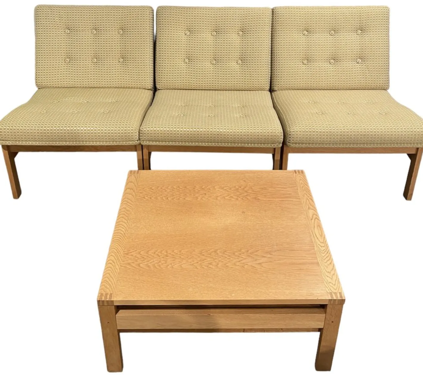 Wohnzimmer Set von Ole Gjerløv-Knudsen & Torben Lind, 1928, 4er Set