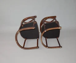 Wohnzimmer Sofa & Sessel Josef Hoffmann zugeschrieben, 1900er, 3er Set