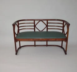 Wohnzimmer Sofa & Sessel Josef Hoffmann zugeschrieben, 1900er, 3er Set